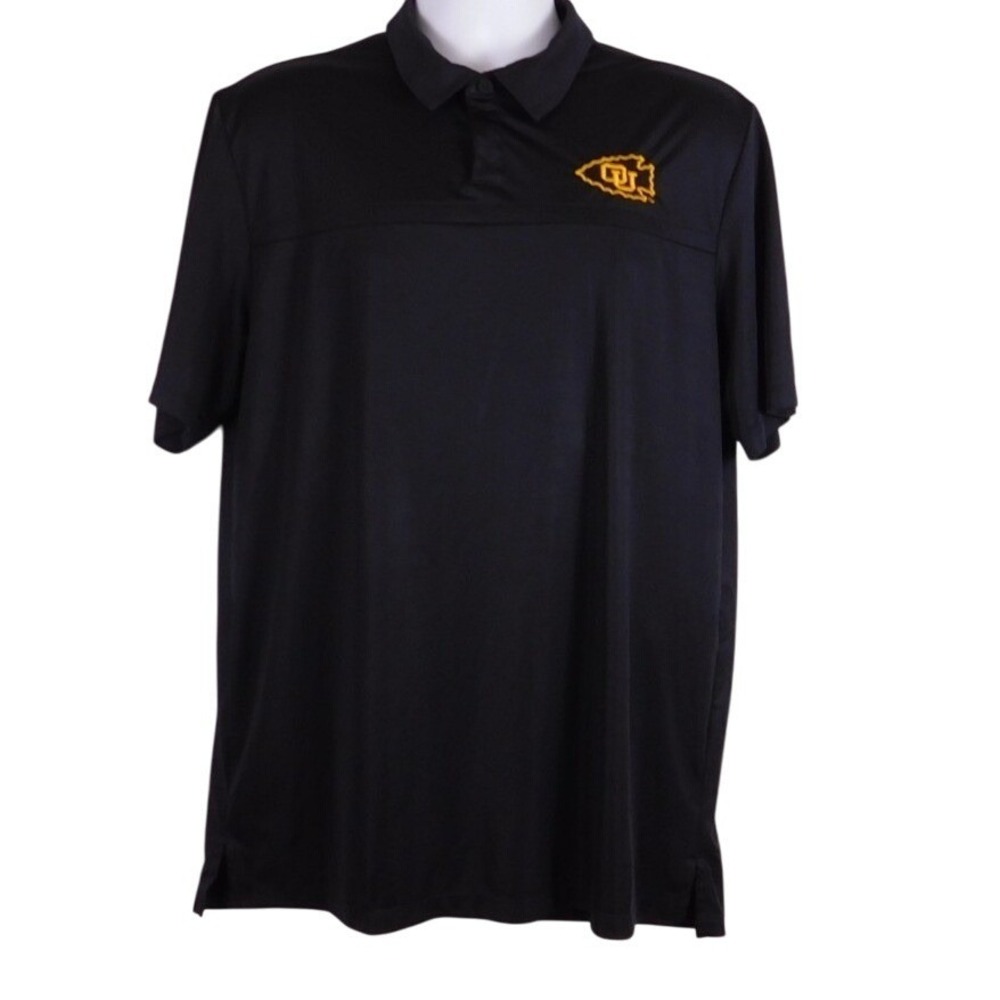 Adidas Oklahoma University  College OU‎ Sports Black Mens Lg Polo A183